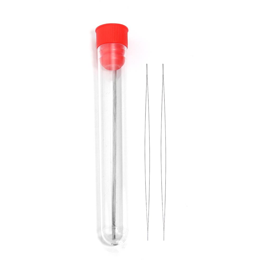 5pcs Beading Needles Open Big Eye Beading Pins For DIY  Necklace Jewelry Making Tools Accessories Self Threading Needle Pins