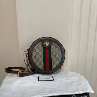 [Usato] Borsa Rotonda Mini Ophidia GG 'Beige' - Ottime Condizioni #LJ7CB5