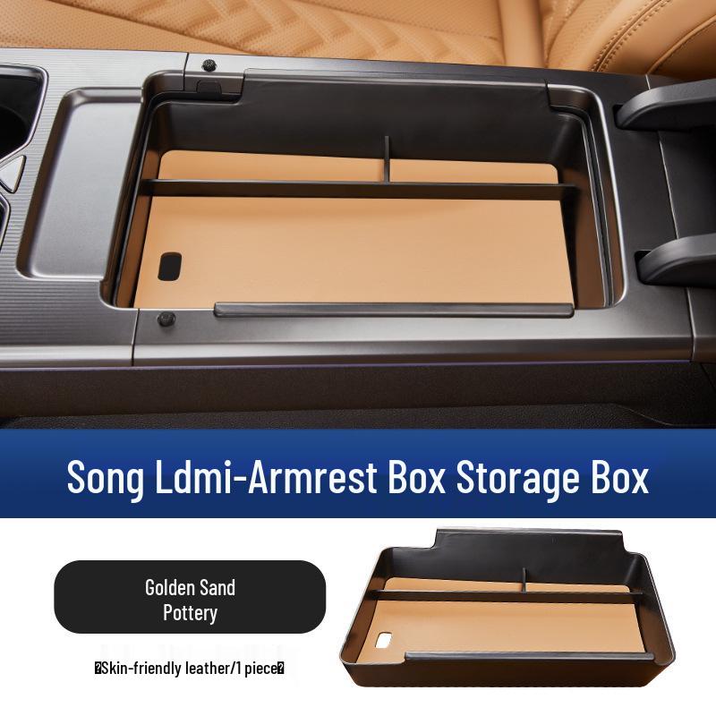 BYD Song L DMI Armrest Leather Pad & Center Console Storage Organizer