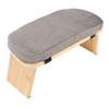 Wooden Meditation Bench Ergonomic Detachable Meditation Kneeling Stool Soft Cushion for   with Carry Bag