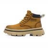 Autumn and Winter New Men's Martin Boots Thick-soled Heightening Outdoor Sports Tooling Shoes Retro High-top Lace-up Trendy Boots