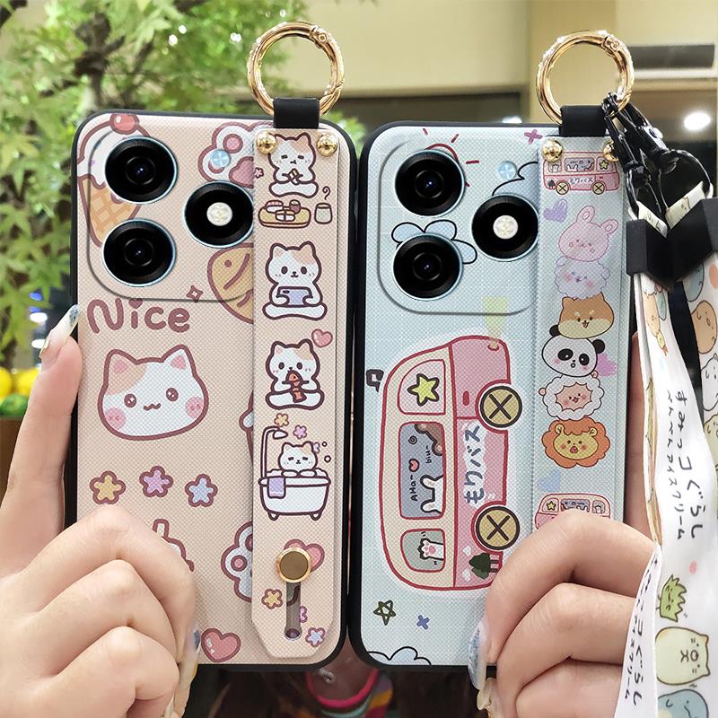 Ring Waterproof Phone Case For infinix Smart8 Pro/Smart8 Plus/X6526/X6525B Soft case Silicone Cute Durable Phone Holder