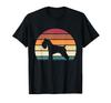 Retro Vintage Sunset Dog Pet Lover Miniature Schnauzer T-Shirt