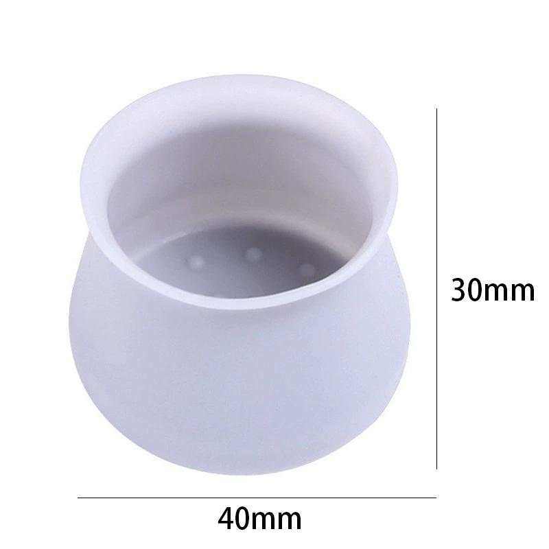 

4 шт. Чехлы на ножки мебели, стола, стула, Защитные накладки для ножек, Нескользящие колпачки для ножек стола и стула, Чехол для защиты ножек 4pcs серый