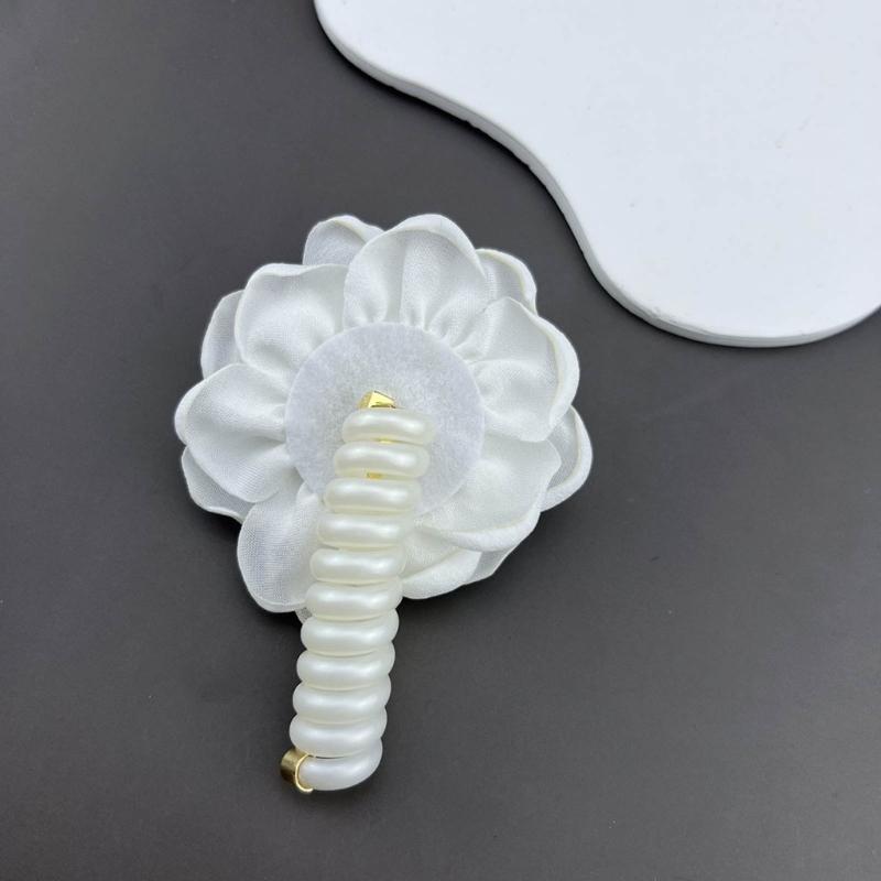 Pack of 2 Stretchy Hair Bands Colorful Phone Cord Stretchy Ponytair Holders Stylish Hair Accessory for Women and Girls