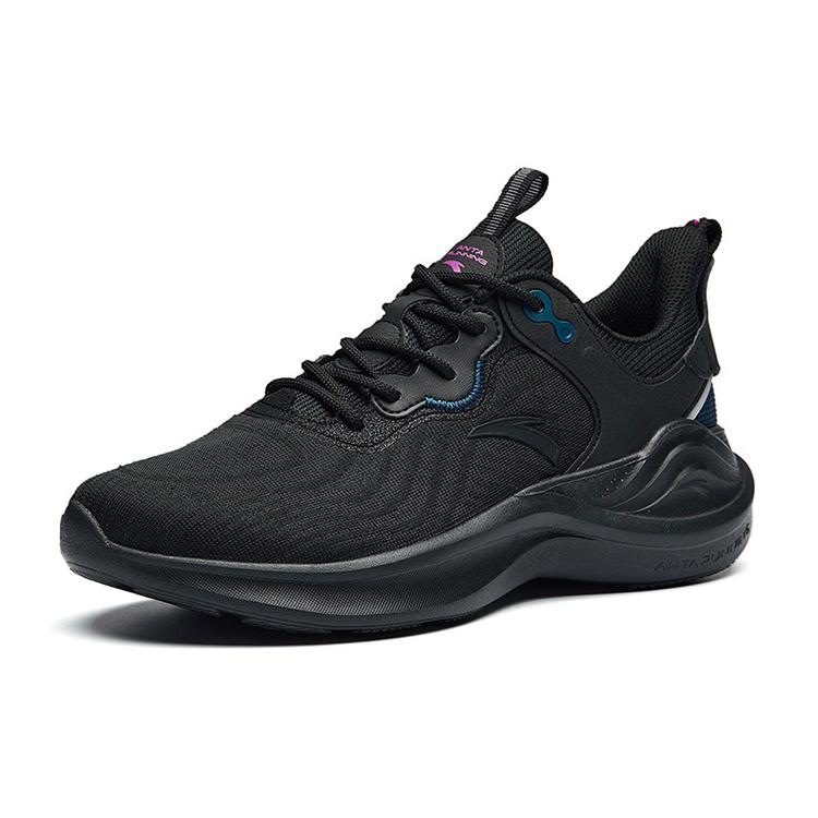 Anta Ling Yun 3 Lightweight Low Top Running Shoes Men's Black Blue Comfortable 912235540-5