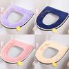 Waterproof Plush Toilet Seat Cover with Zipper - Universal, Washable Cushion Ring