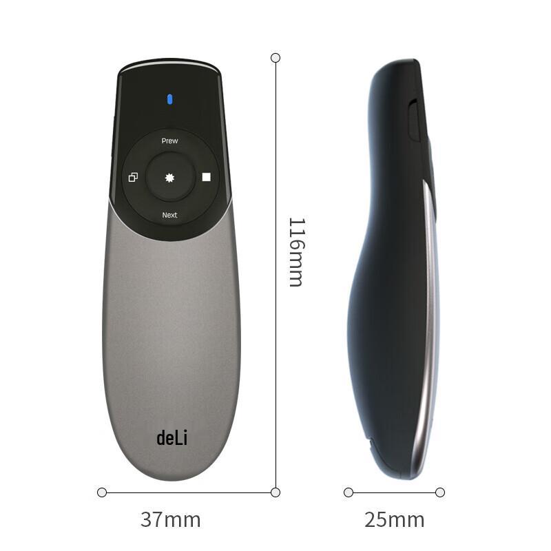 Deli Rechargeable Presentation Clicker