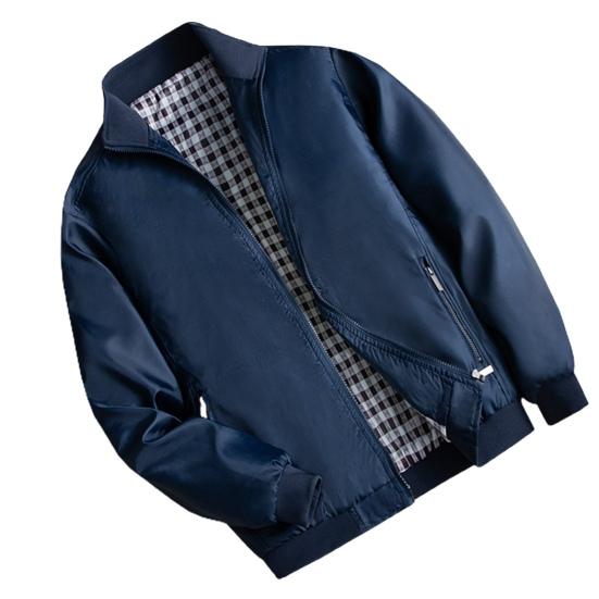 Wintermantel Einfarbig Strickjacke Umlegekragen Winddicht Herrenjacke für Outdoor