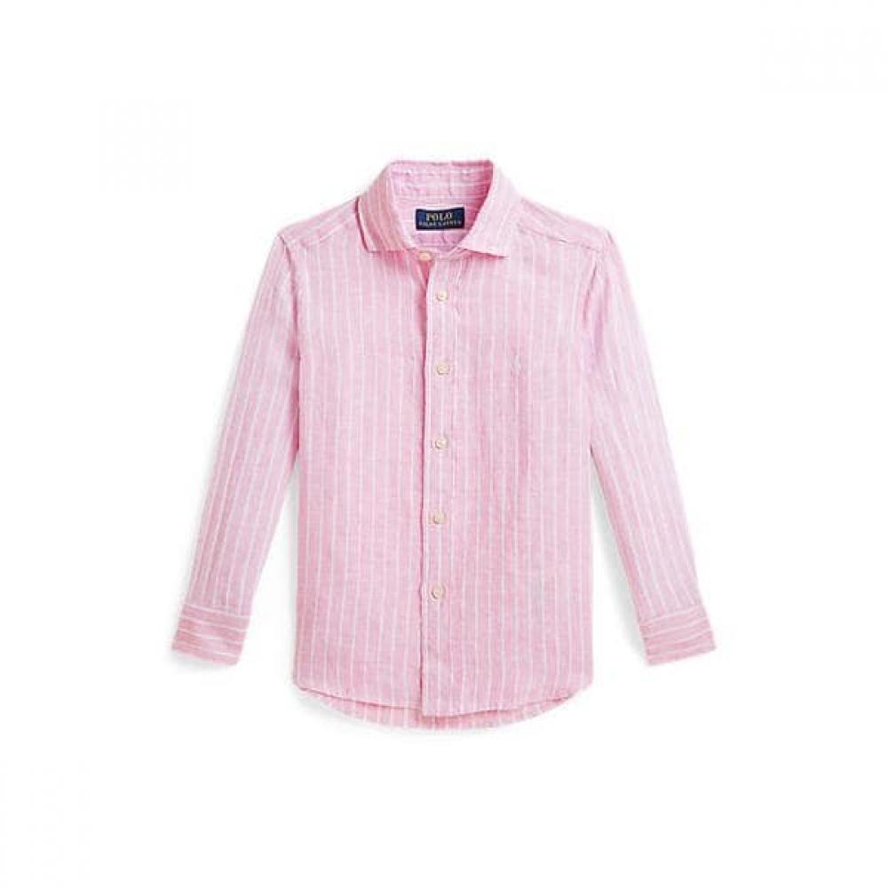 Polo Ralph Lauren Boys 2 7 Years Stripe Linen Shirt