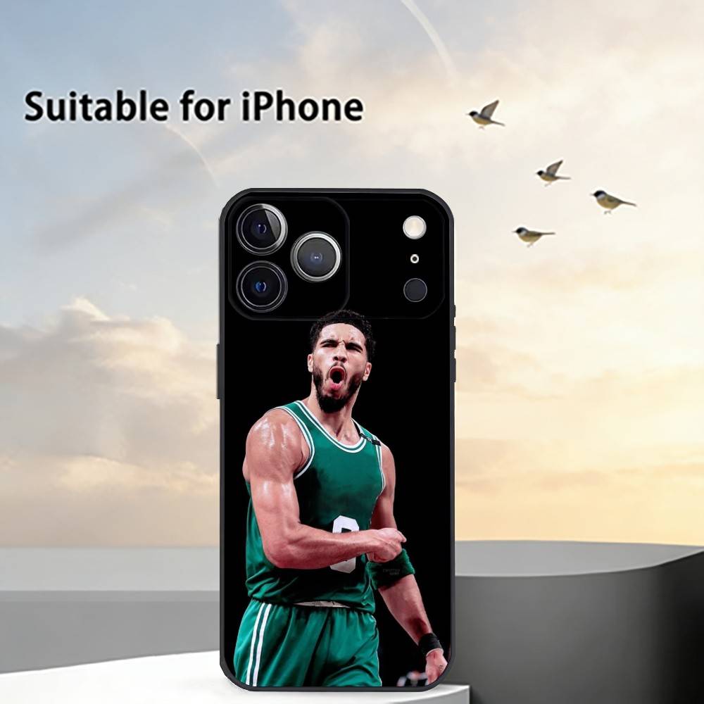 

Sports Basketbal Jayson T-Tatum Phone Case For iPhone 17, 16,15,14,13,12,11 Plus,Pro Max, Others Soft Black Cover iPhoneXSMAX