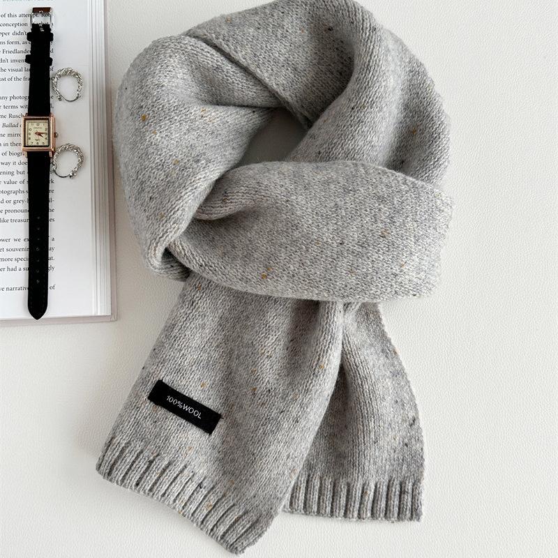 

Выбранная чистая шерсть 100% шерстяной шарф Новый универсальный зимний теплый вязаный шарф для мальчиков и девочек