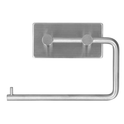 Porte-papier toilette en acier inoxydable Support rouleau de papier toilette Auto-adhésif pour salle de bain cuisine toilettes