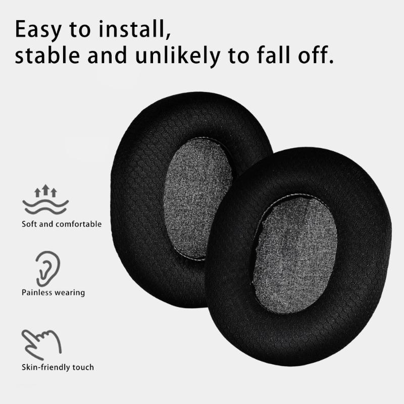 Soft & Breathable Sponge Ear Pad Cushion for E900/E900 Professional Headphone Earmuffs Enhancing Sound Quality