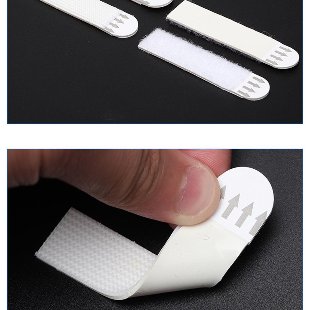 Buckle Strong Non Marking Adhesive, Removable Hook, Tearable No Glue, Sticker