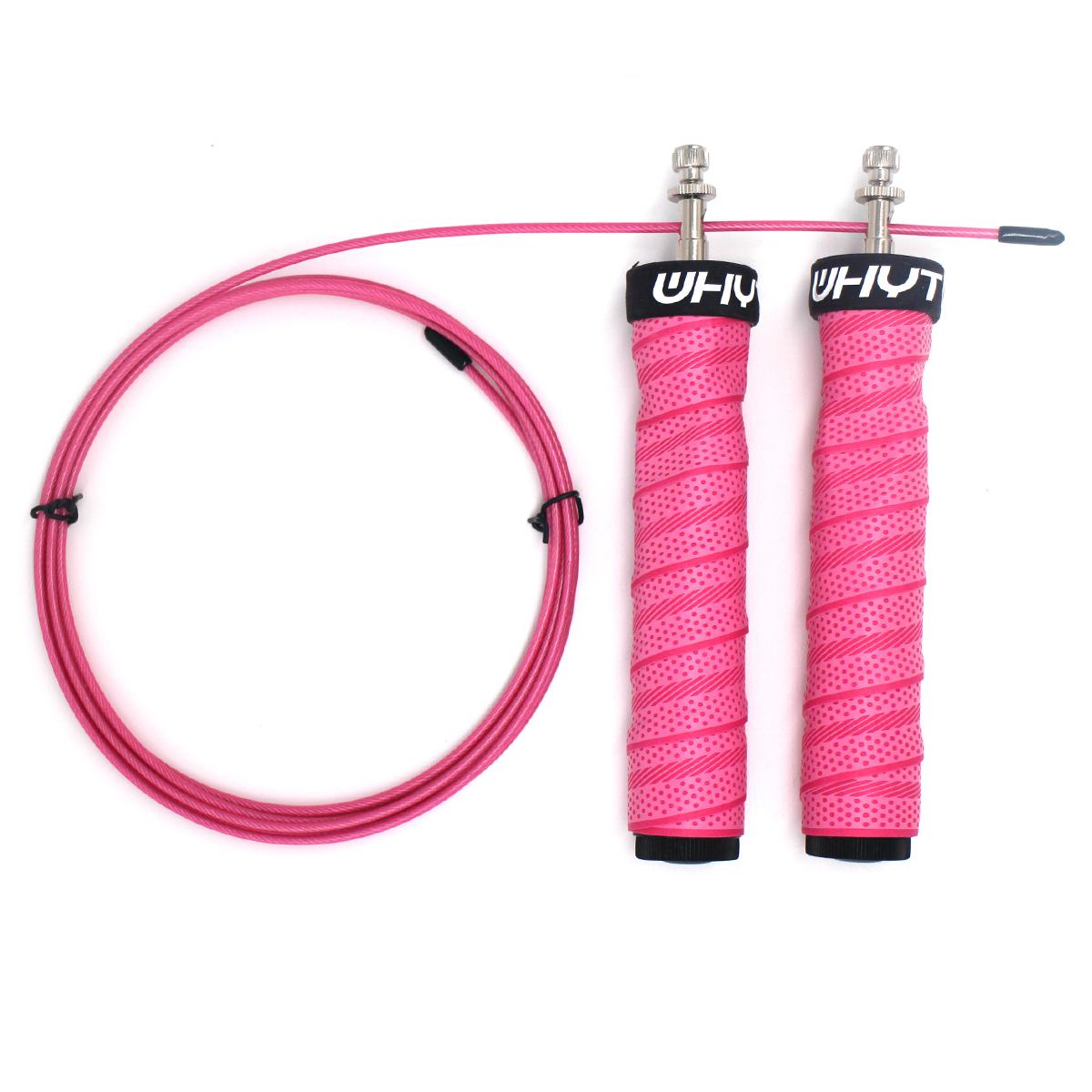 

Jump Rope Crossfit Skipping Ropes Pro Ball Bearings Anti-Slip Handles Sports Weighted Training розовый