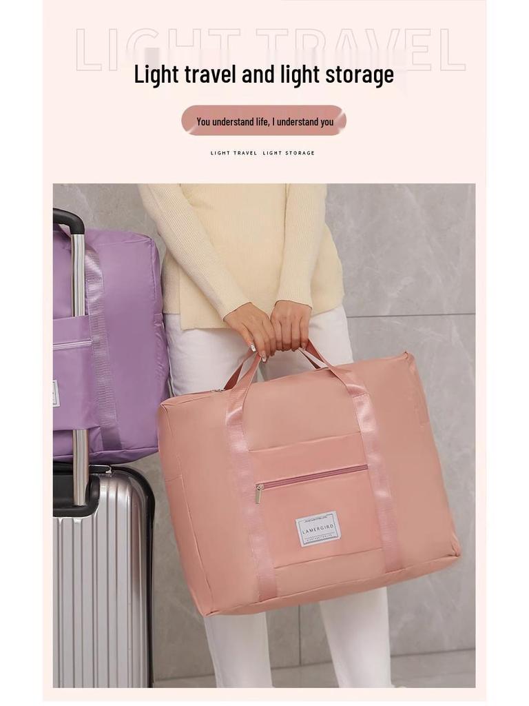 Foldable Travel Duffel: Large Capacity Crossbody Bag for Business Trips