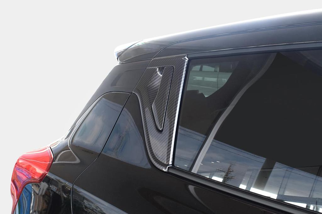 SecondStage Suzuki Swift Sport Rear Door Handle Garnish Digital Carbon Fiber Look S025DCB