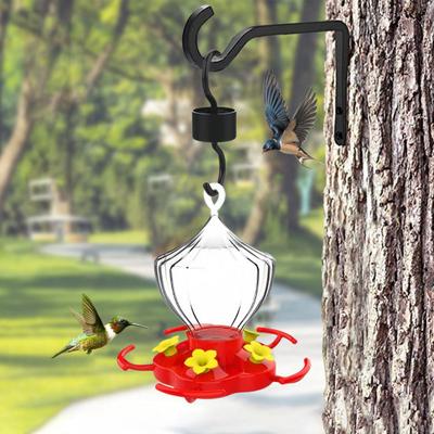 16 oz Kolibri-Futterspender für den Außenbereich zum Aufhängen mit 5 Blüten-Futterstellen