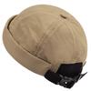 Clape Roll Solid Smaller Face Outdoor Men's Cap, Brimless, Lightweight, Fisherman's Cap, Stylish, Soft, Foldable, Round, Color, Unique, Gentleman's