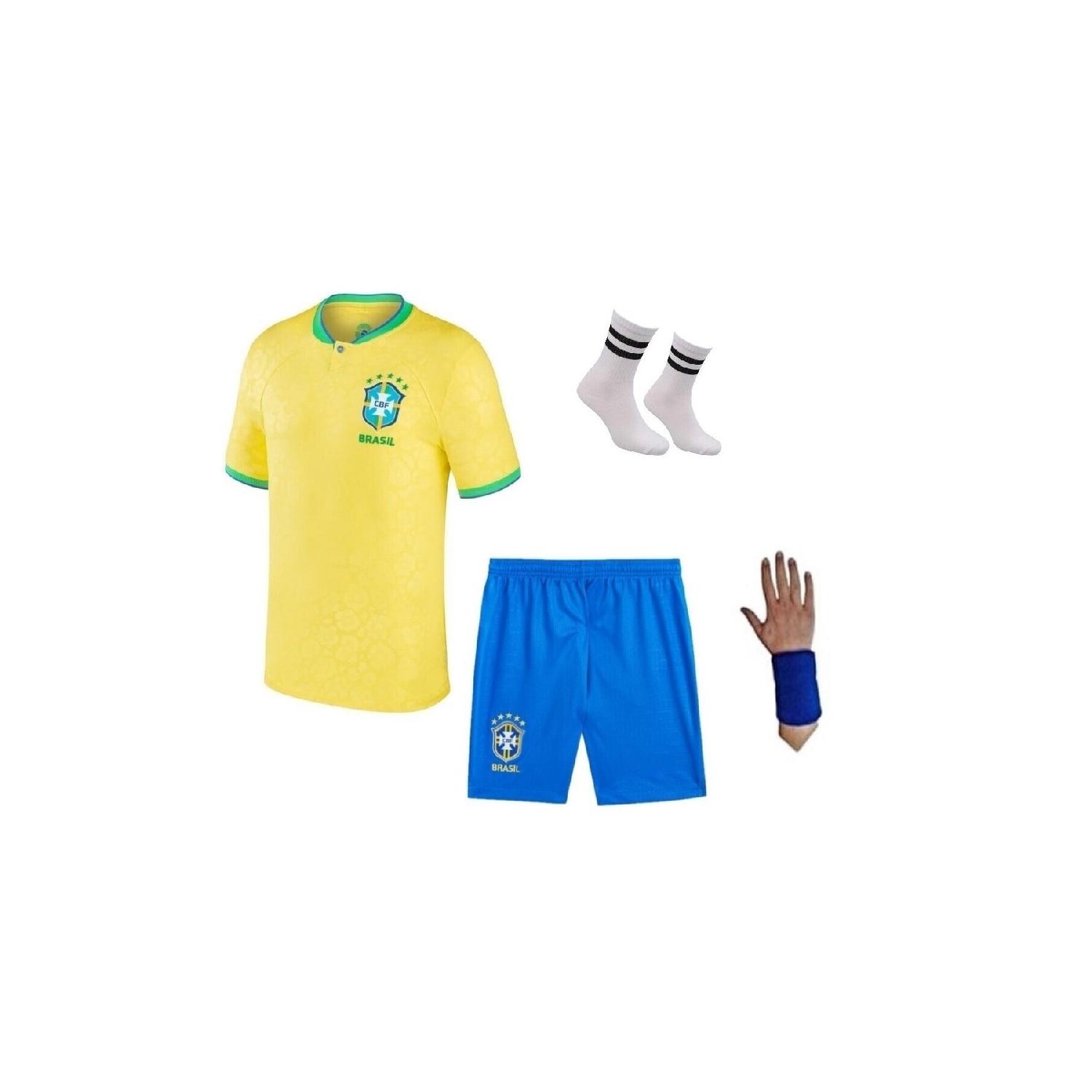 

Neymar World Cup Yellow Kids Jersey Set Of 4