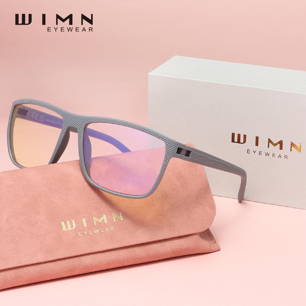 WIMN Anti-Blue Glasses Men/Women Phone Computer Blue Ray Block Eyewear Students Reading Eyeglasses Light Weight