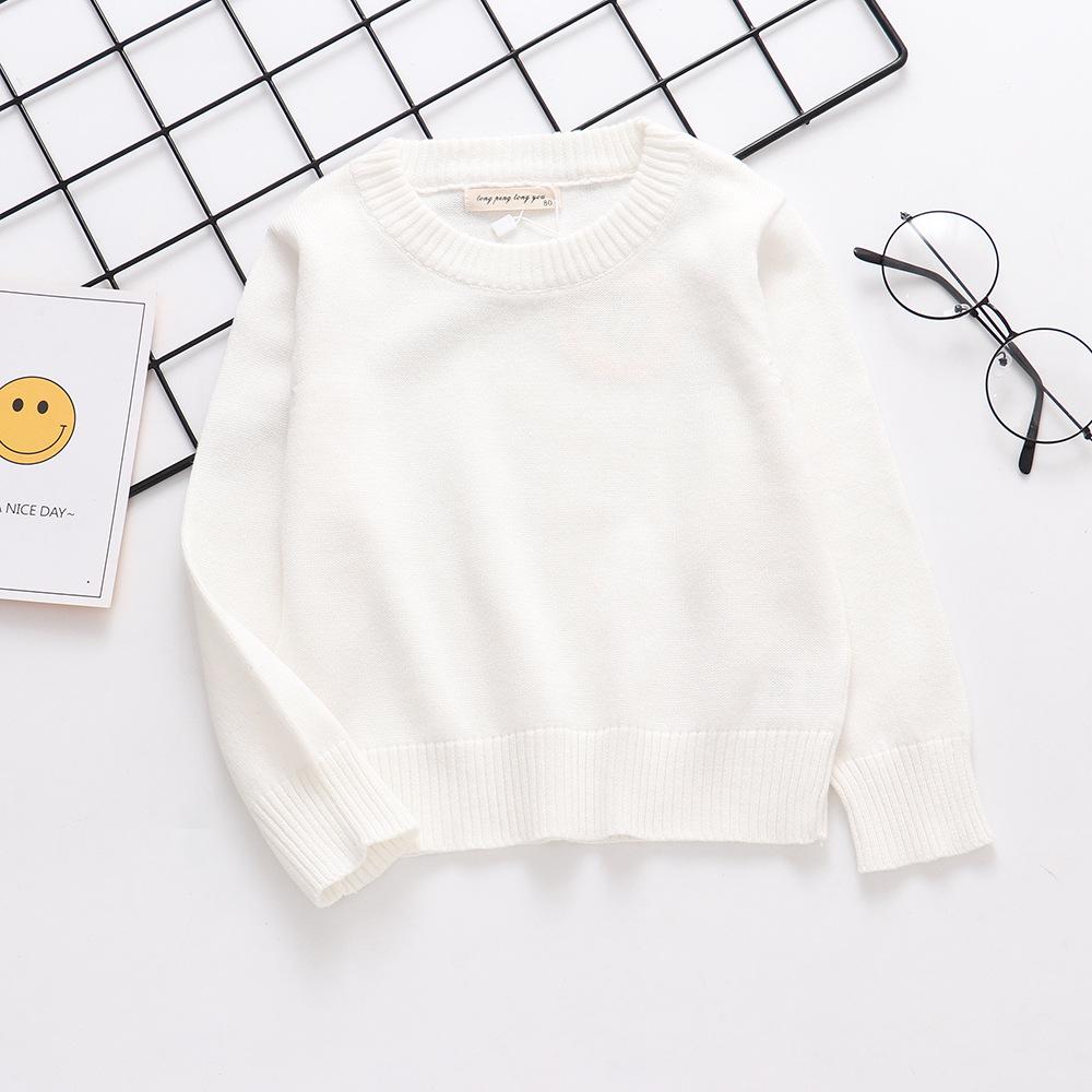 2022 New Arrival Korean Style Unisex Children's Pure Cotton Warm Knit Sweater