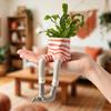 Flowerpot Lower Body Design Resin Mini Planter Flower Plant Pot Ornament Indoor Outdoor Table Wall Decoration