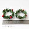 Red Berry Pine Needle Christmas Napkin Ring for Home & Hotel Decor