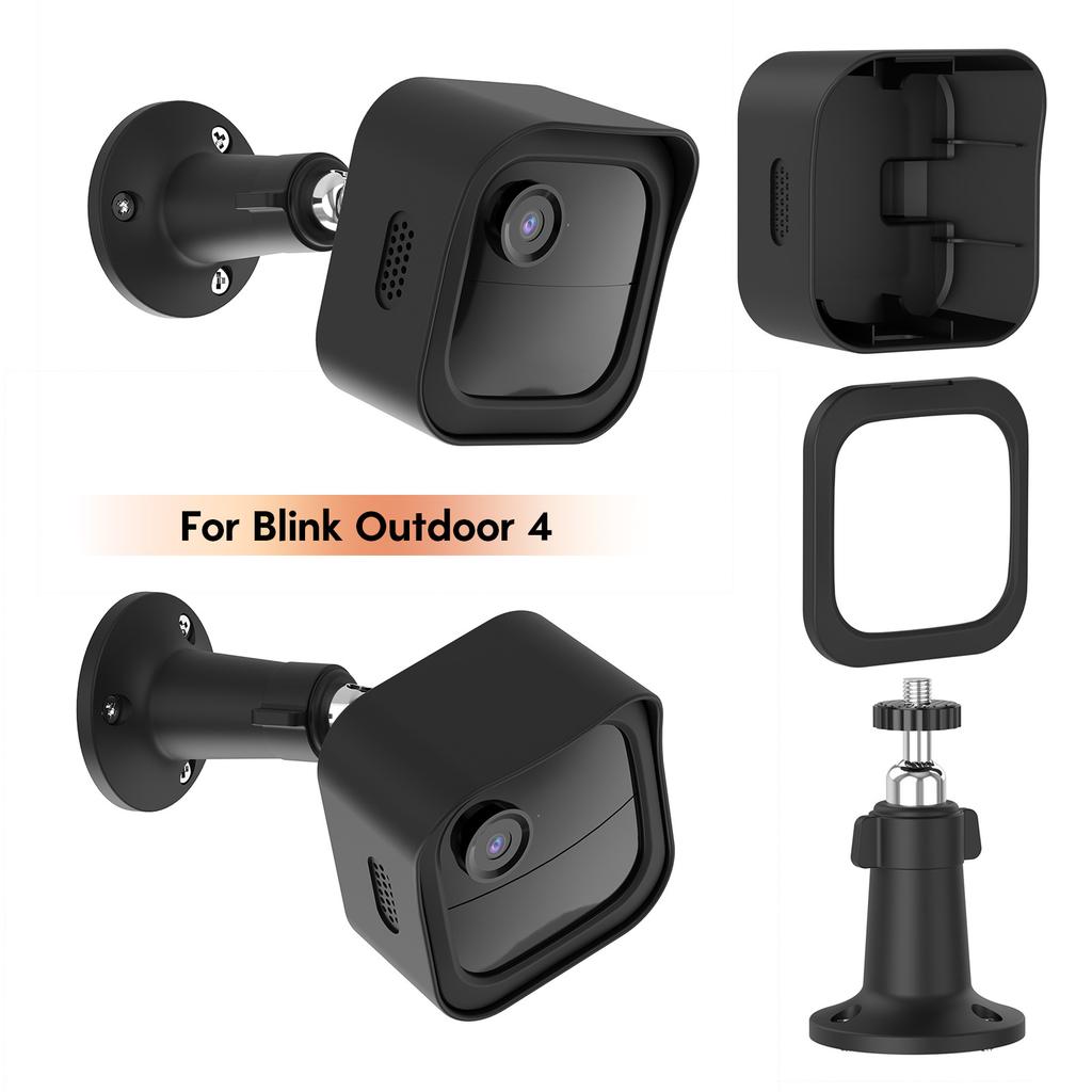 Durable Wall Mount Bracket for Blink Indoor / Outdoor 4 Camera 360 Degree Flexible Placement for Better Monitoring