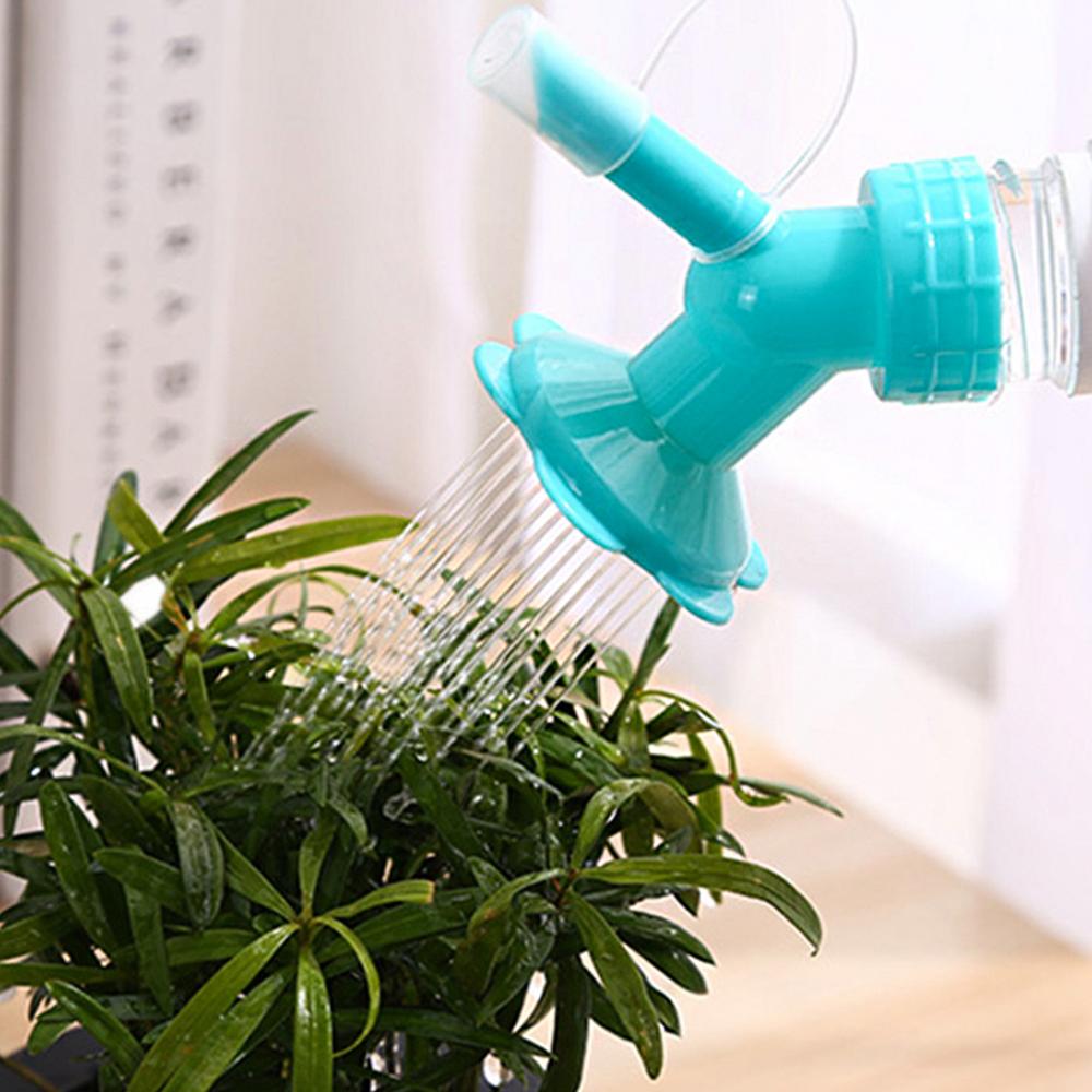 Garden Succulent Indoor Dual Head Plant Bottle Watering Spout Cute Sprinkler Cap Mini Watering Can