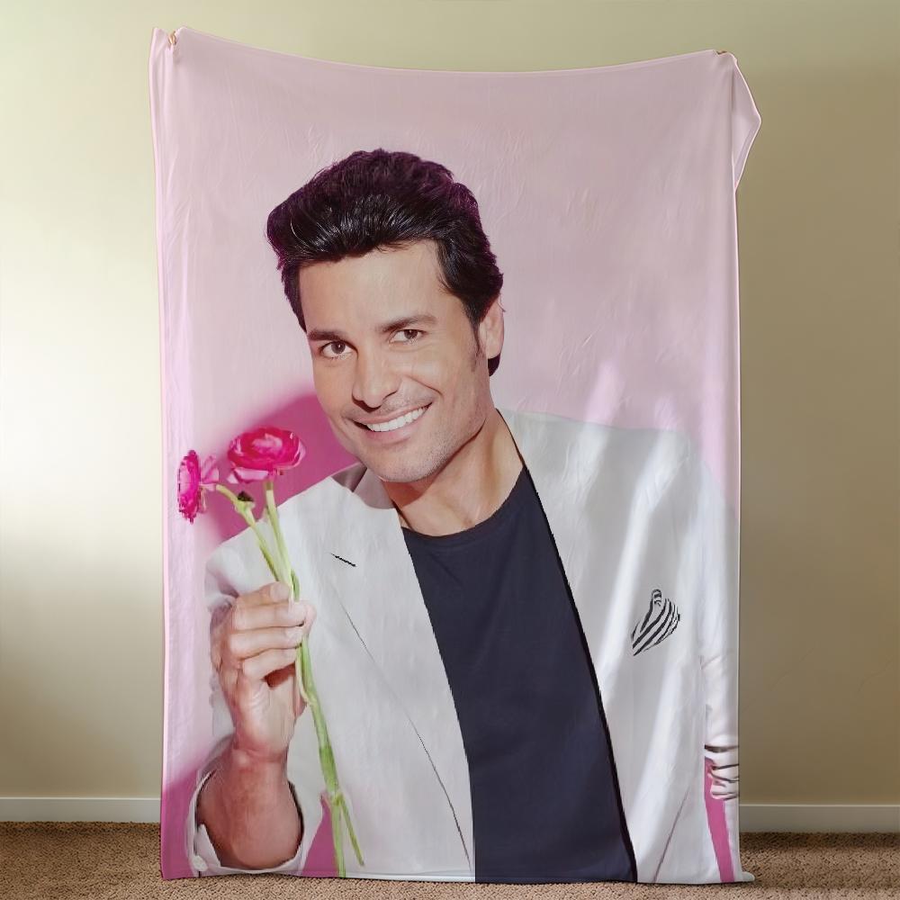 Chayanne Puerto Rican Singer Blanket Throw Super Cosy Plush Living Room Sofa Couch Childish Birthday Gifts