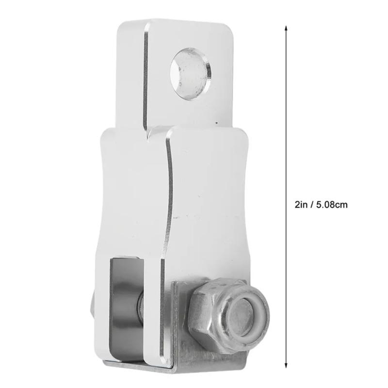 2" Billet Pedal Extender for Peterbilt 378 379 386 388 389 Aluminum Pedal Extension Truck Accessory Black/Silver