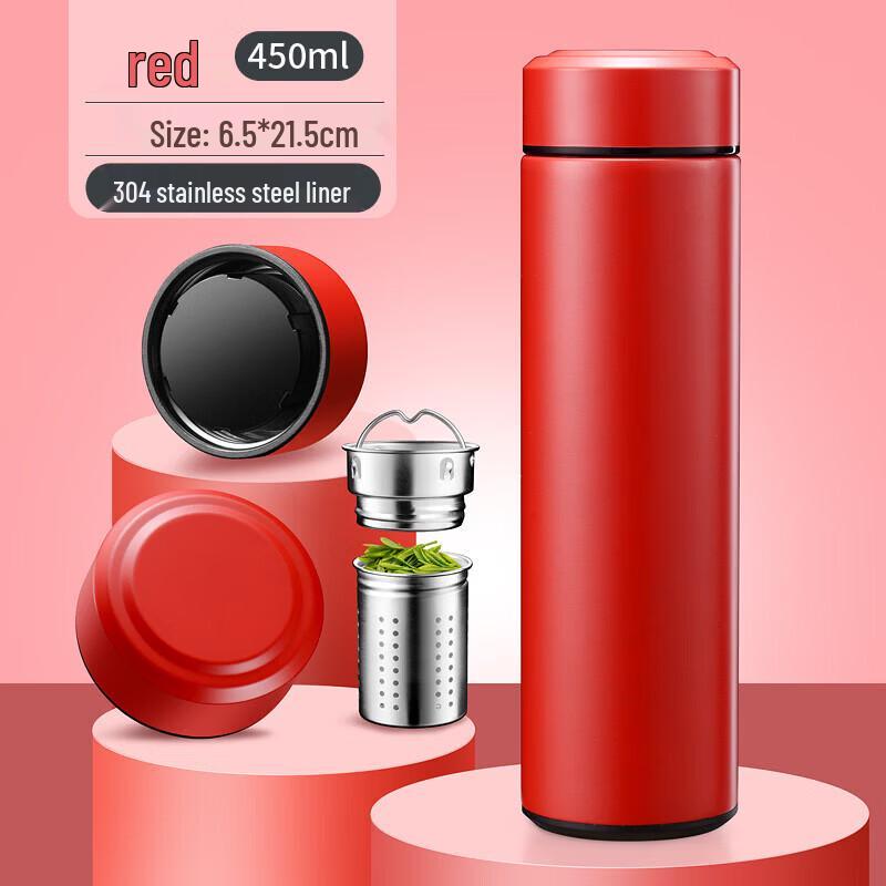Qiwei 316 Stainless Steel Smart Tea Infuser Thermos