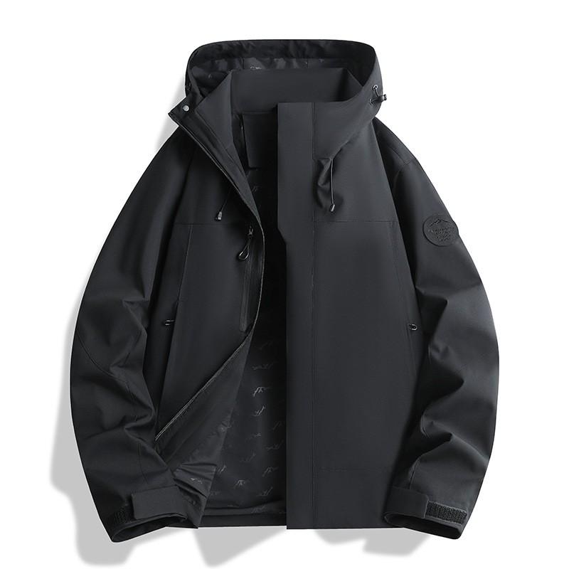 Men Women 3-in-1 Waterproof Windproof Hiking Jacket Outdoor Camping Mountaineering Coat