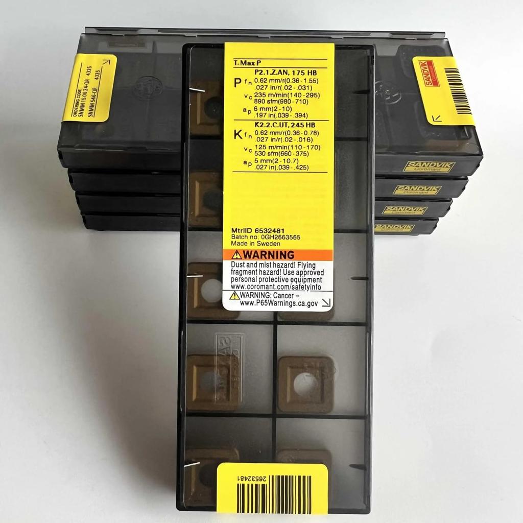 Original Sandvik / SNMM150624-QR 4325  / CNC lathe carbide blade 10 PCS