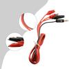 Silicone Insulated Test Leads with For Alligator Clips for Multimeter Use
