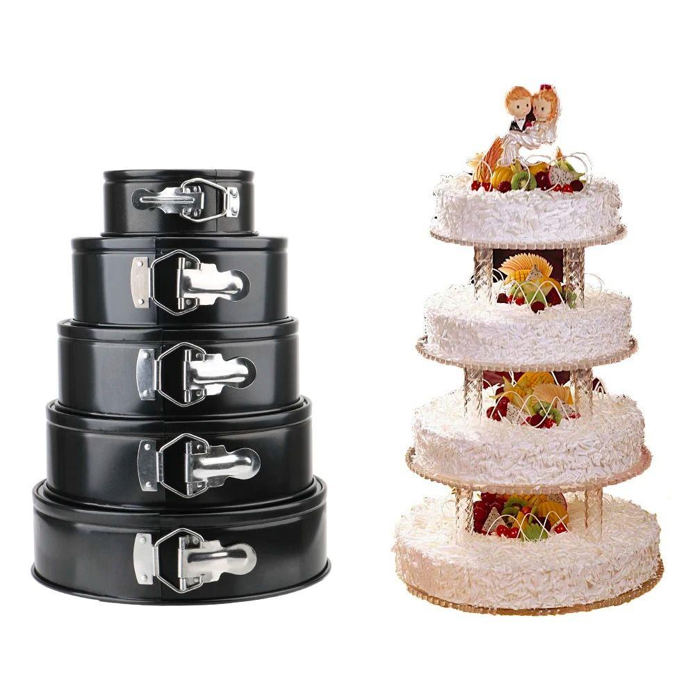 1Pcs Carbon Steel Cake Baking Pan Leakproof Cake Mould New Baking Mould  for Home Kitchen Bakery