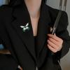 SUYU Fashionable And Flexible Butterfly Brooch With Micro Cubic Zirconium Oxide Brooch, Coat, Suit Accessory, Brooch