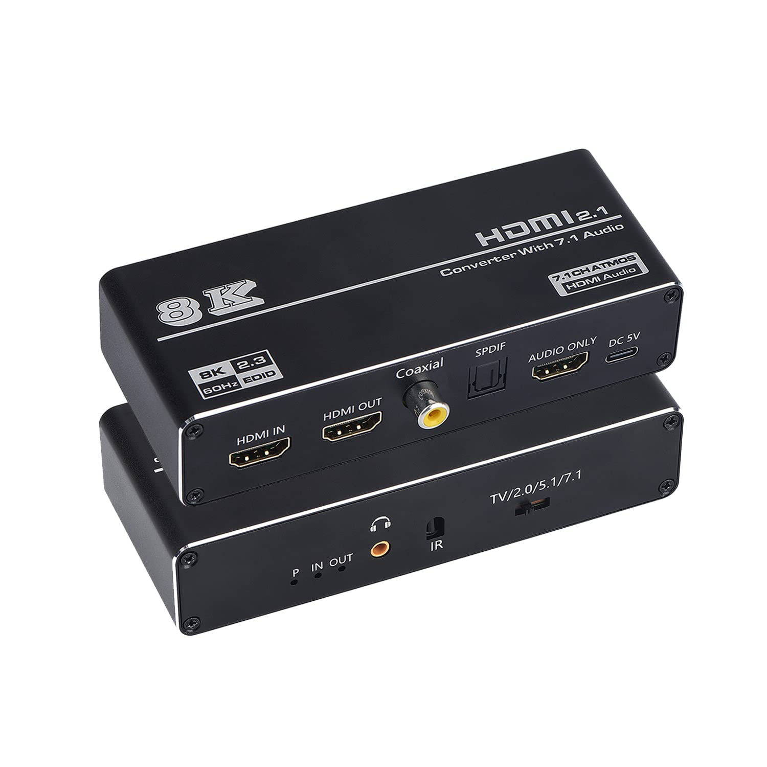 

ENBUER 8K HDMI Аудио HDMI к HDMI Оптический Toslink SPDIF Аудио Коаксиальный Канал HDMI Аудио HDMI HDCP RGB Совместимый с Плеерами Сплиттер, + + 3.5мм + + чёрный