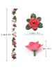 6 Pcs Flower Garland Artificial Rose Vine Flowers with Green Leaves Hanging Fake Roses Vine for Room Anniversary Wedding Birthday Christmas Arch Decor