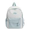Schoolbag large capacity cute college style schoolbag female Japanese plaid girl small fresh junior high school student backpack