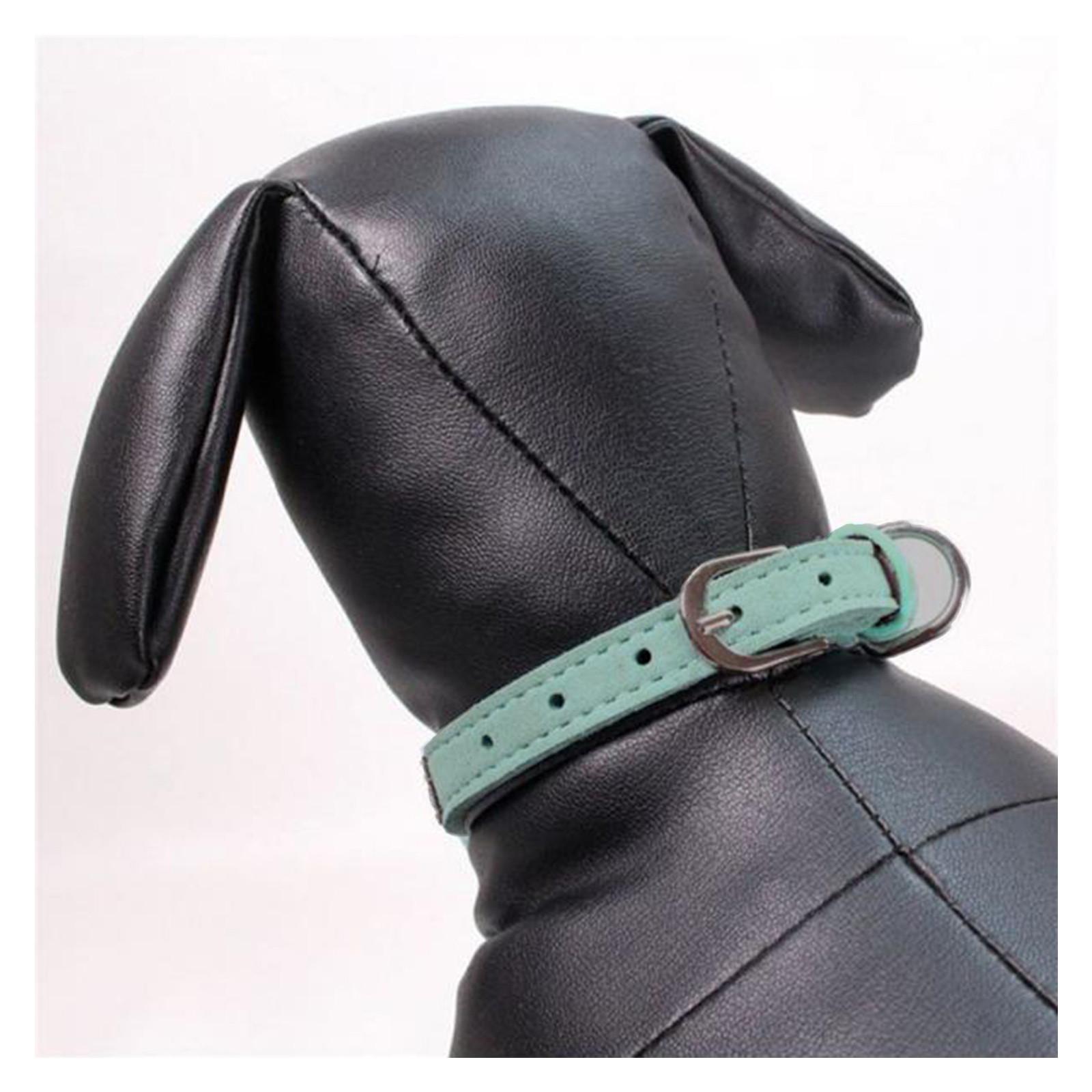 

Кожаные стразы для домашних собак, воротник с бантом, кристаллы, блестящие бриллианты для маленьких, средних и больших собак XXS синий