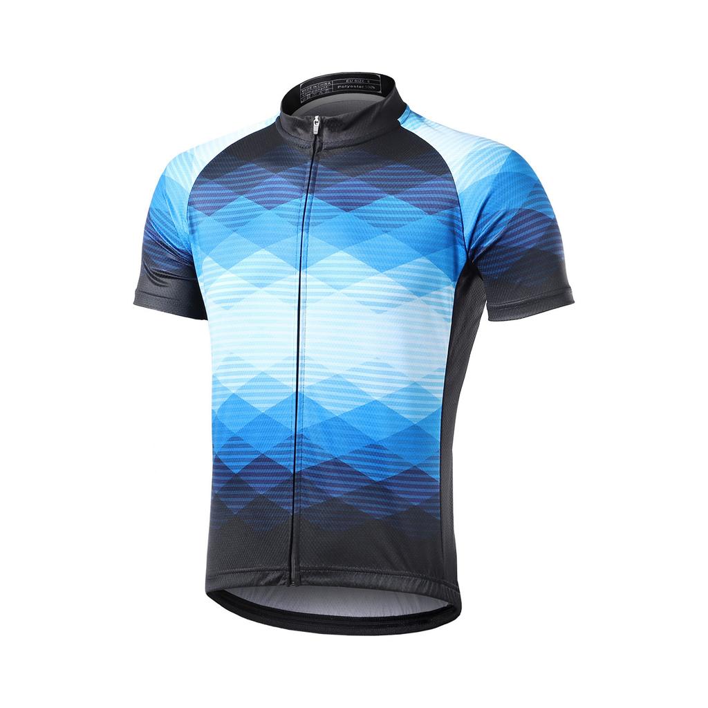 Lixada Men Cycle Jersey Breathable Short Sleeve Bike Shirt and Padded Shorts MTB Bicycle Clothing Suit