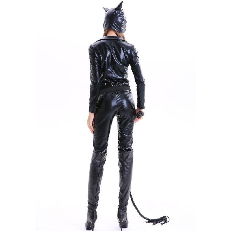 Halloween Costumes, Cosplay Batman Costumes, Nightclub Tight Patent Leather Costumes, Stage Costumes