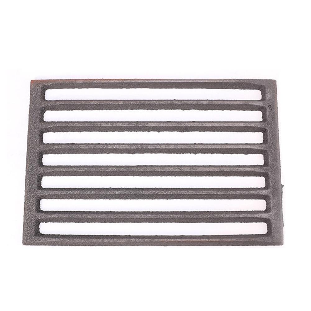 1pc Cast Iron Square Grill Grate Furnace Bottom Grate For Raw Iron Furnace Stove Temperature Resistant Boiler Grate Fittings