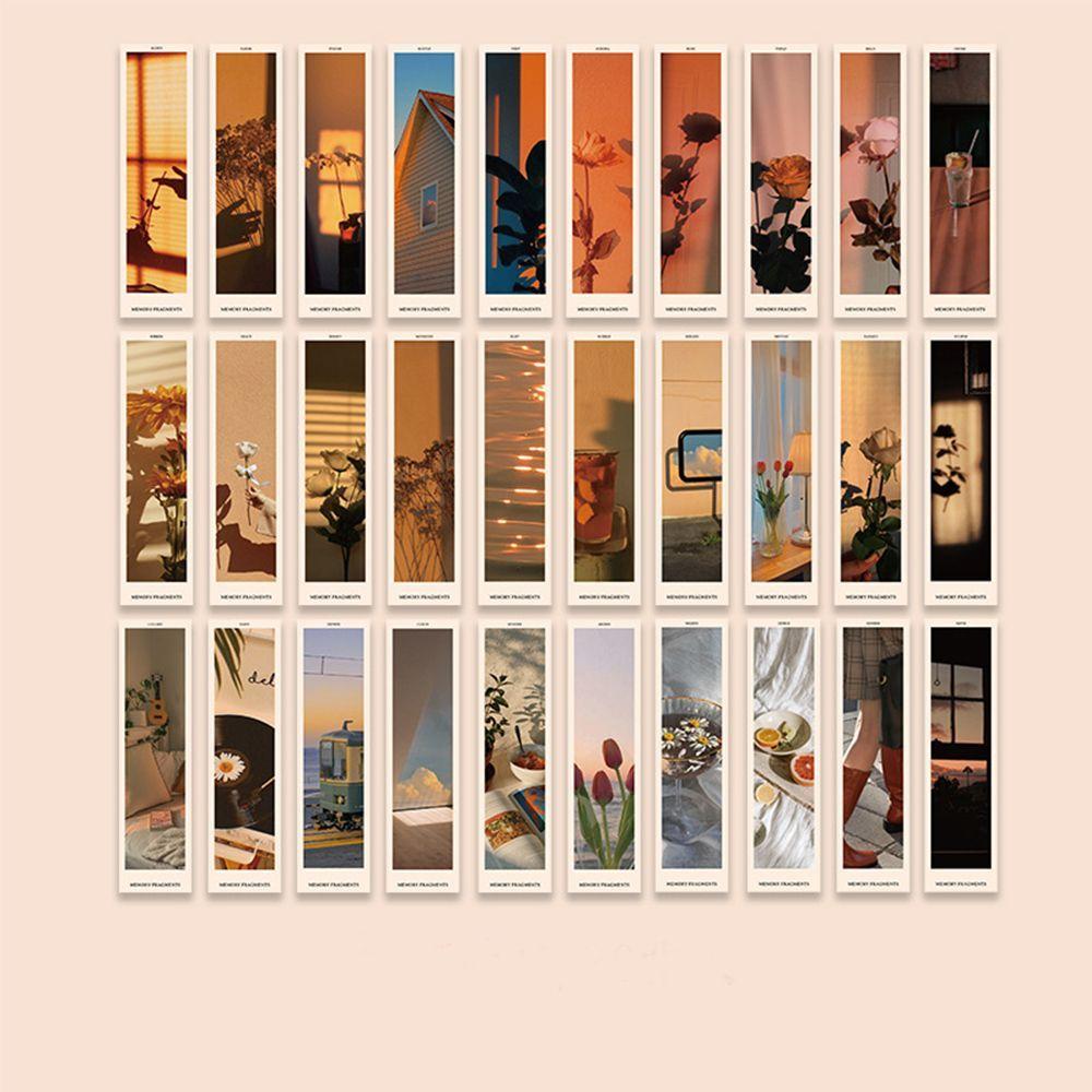 Read the Mark Book Page Folder Bookmark Set Boxed Bookmarks Reading Book Record Literary and Fresh