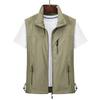 Spring Mens Outdoor Vests Multi-pockets Hiking Work Pography Vest Man Fish Vest Waterproof Breathable Waistcoat Big 7XL