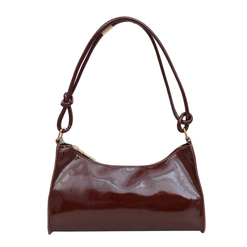 Stylish Small Pu Handheld Women's Bag Ideal For Daily Commuting In Black Pink And Brown