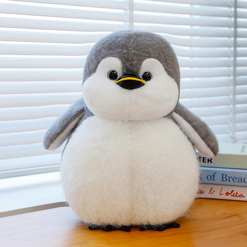 Aquarium Black & White Penguin Plush Toy - Customizable Children's Doll